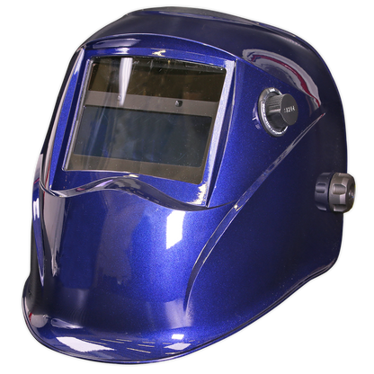 SEALEY - PWH611 Welding Helmet Auto Darkening - Shade 9-13 - Blue