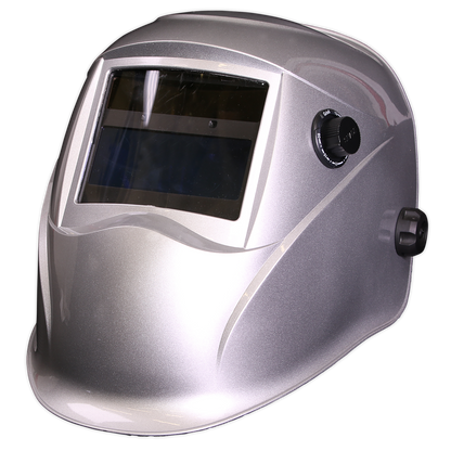 SEALEY - PWH613 Welding Helmet Auto Darkening - Shade 9-13 - Silver