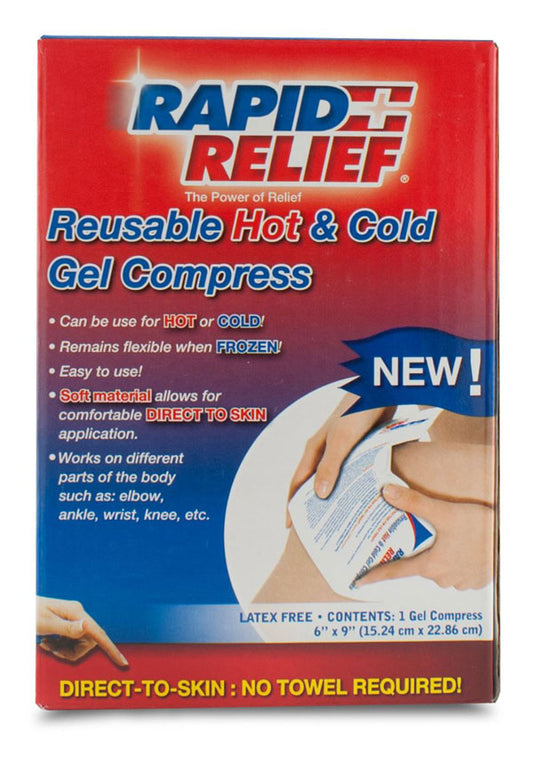 Rapid - REUSABLE HOT/COLD GEL COMPRESS DIRECT TO SKIN -