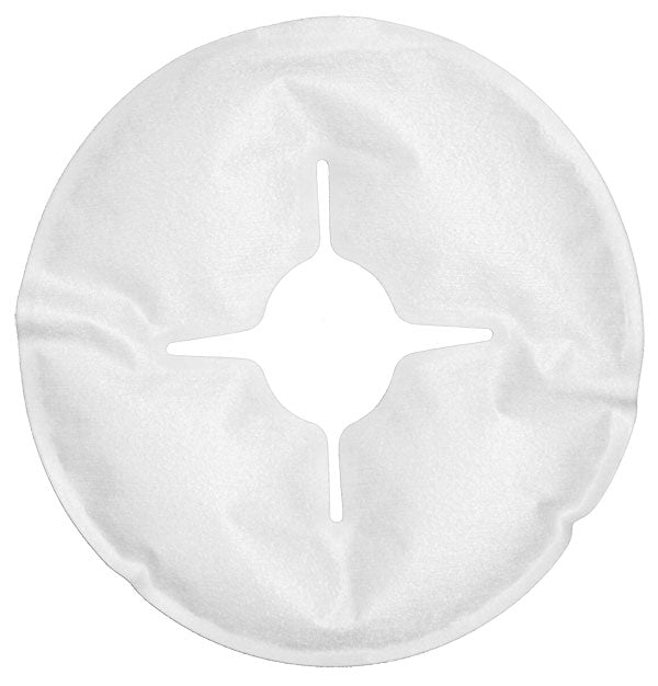 RAPID RELIEF REUSABLE PREMIUM COOL AND WARM GEL BREAST PADS 5" WHITE 5"