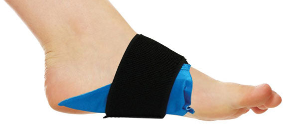 RAPID RELIEF FOOT PAIN COLD PACK WITH COMPRESSION STRAP 6"X 9" BLUE 9"