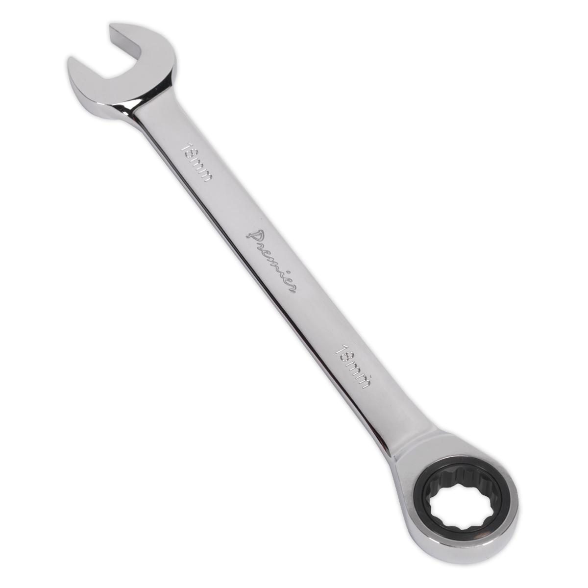 SEALEY - RCW18 Ratchet Combination Spanner 18mm