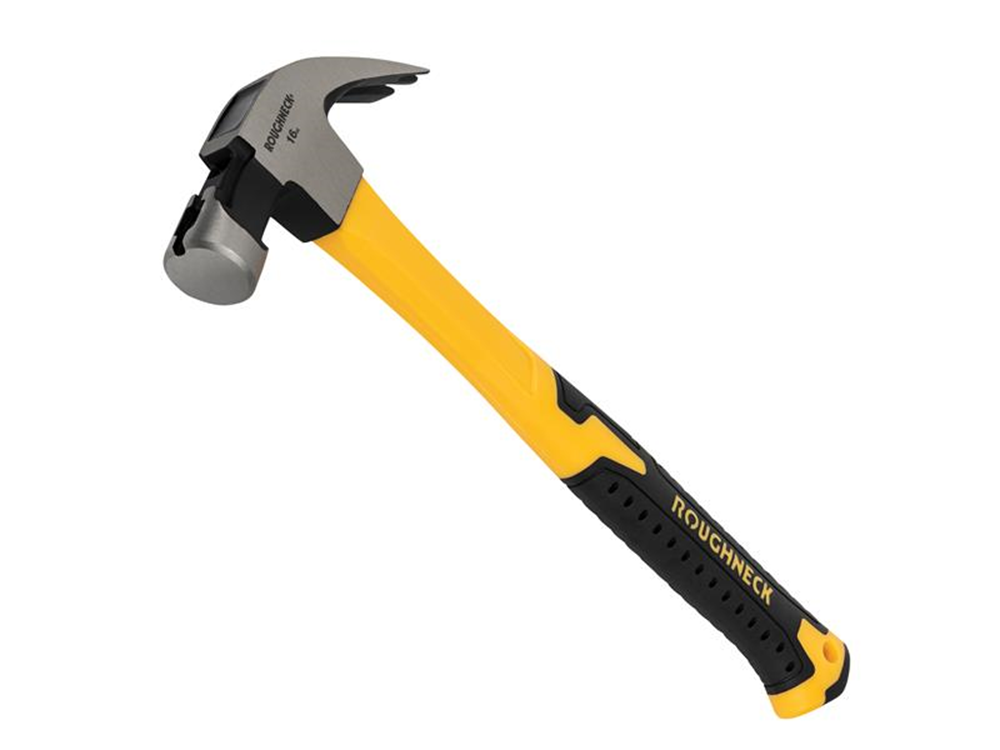 Roughneck ROU11105 Claw Hammer Fibreglass Shaft 454g (16oz) ROU11105 |