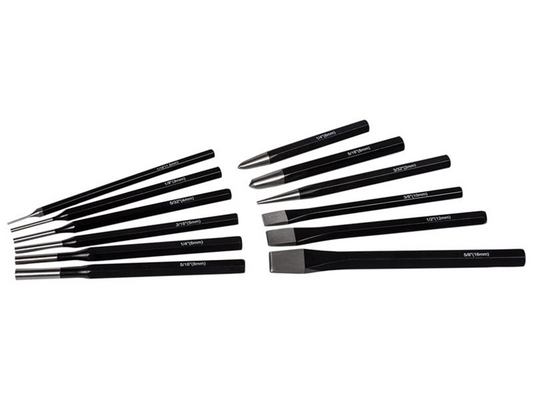 Roughneck ROU31180 Punch & Chisel Set 12 Piece |