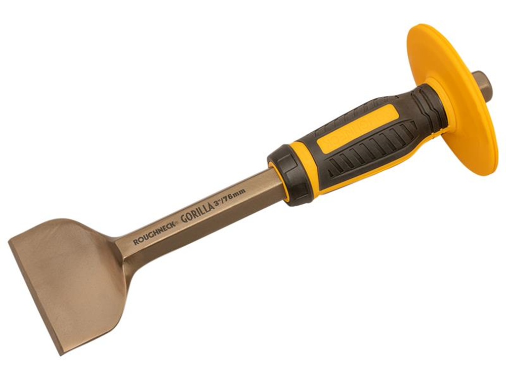 Roughneck ROU31926 Gorilla Brick Bolster with Non-Slip Hand Guard 76 x 279mm (3 x 11in) |