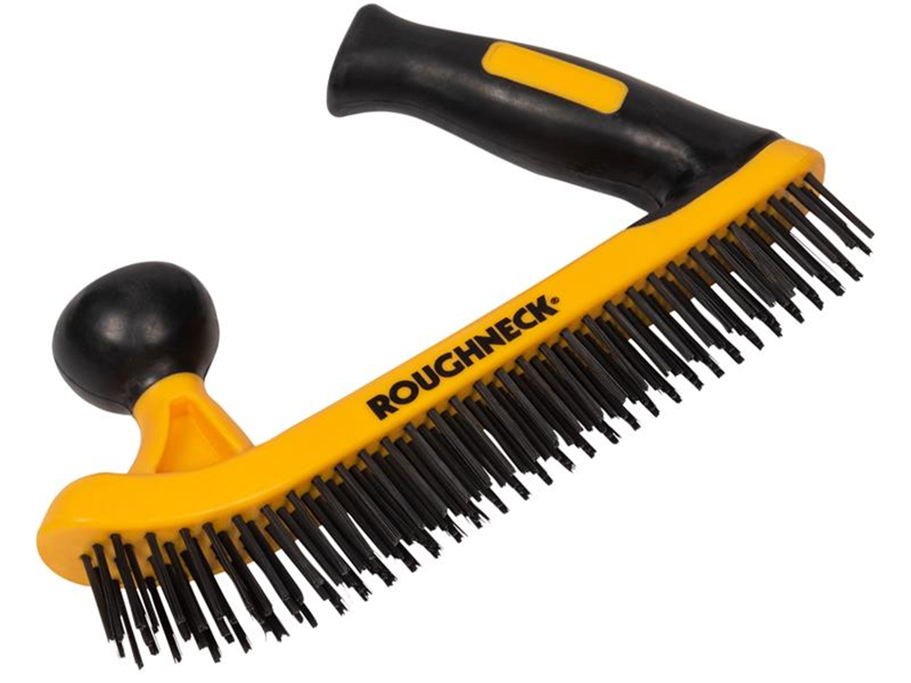 Roughneck ROU52052 Two-Handed Wire Brush Soft-Grip |