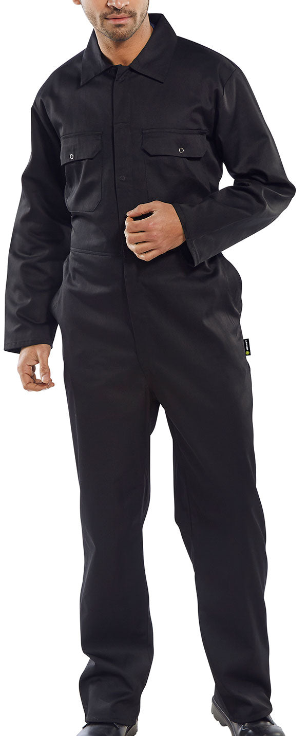 BEESWIFT REGULAR BOILERSUIT BLACK 52