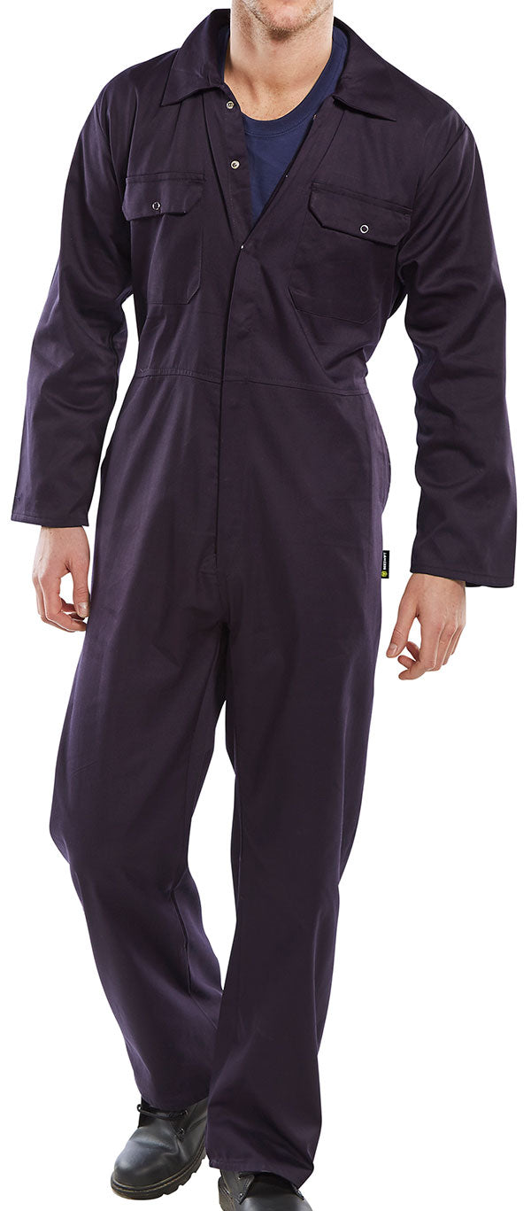 BEESWIFT REGULAR BOILERSUIT NAVY BLUE 48