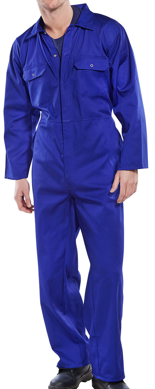 BEESWIFT REGULAR BOILERSUIT ROYAL BLUE 48