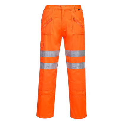 Portwest RT47ORRM -  sz M Rail Action Trousers - Orange