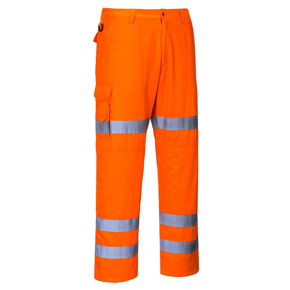Portwest RT49ORRM -  sz M Hi-Vis Three Band Combat Trousers - Orange