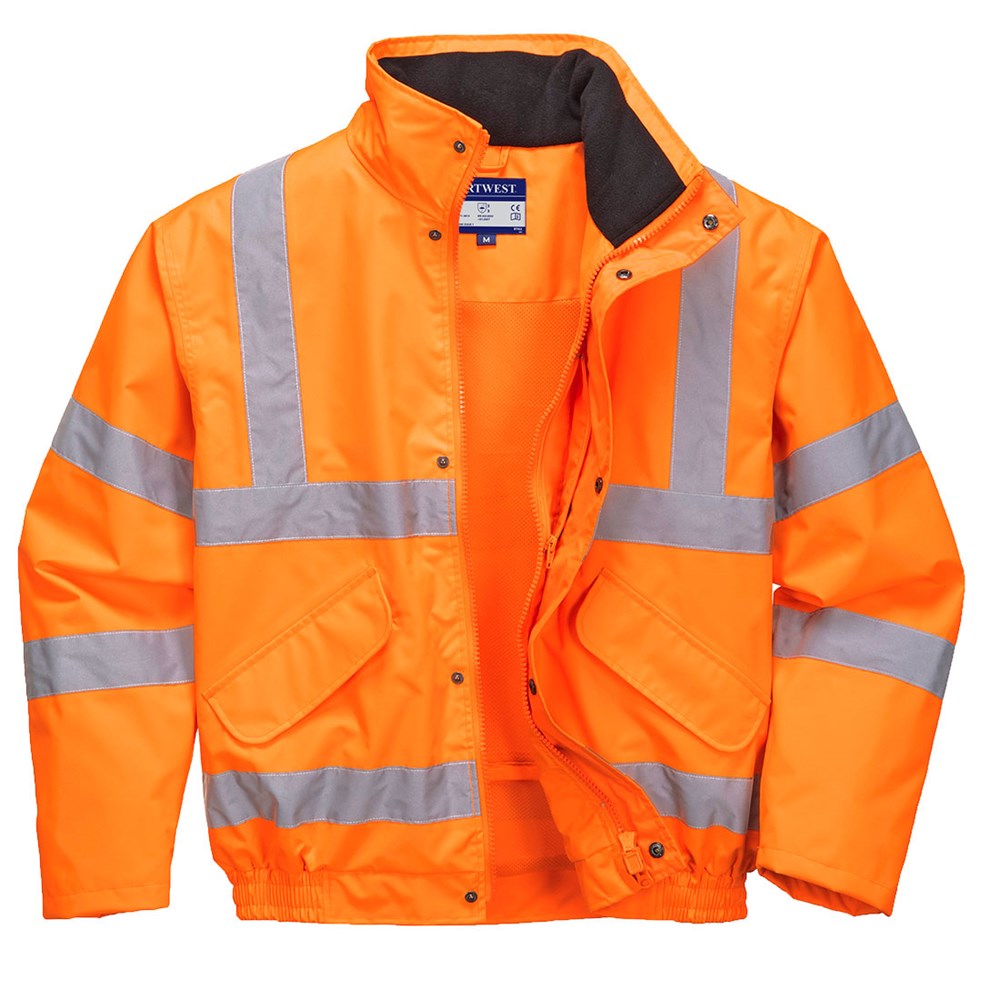 Portwest RT62ORRS -  sz S Hi-Vis Breathable Mesh Lined Jacket - Orange