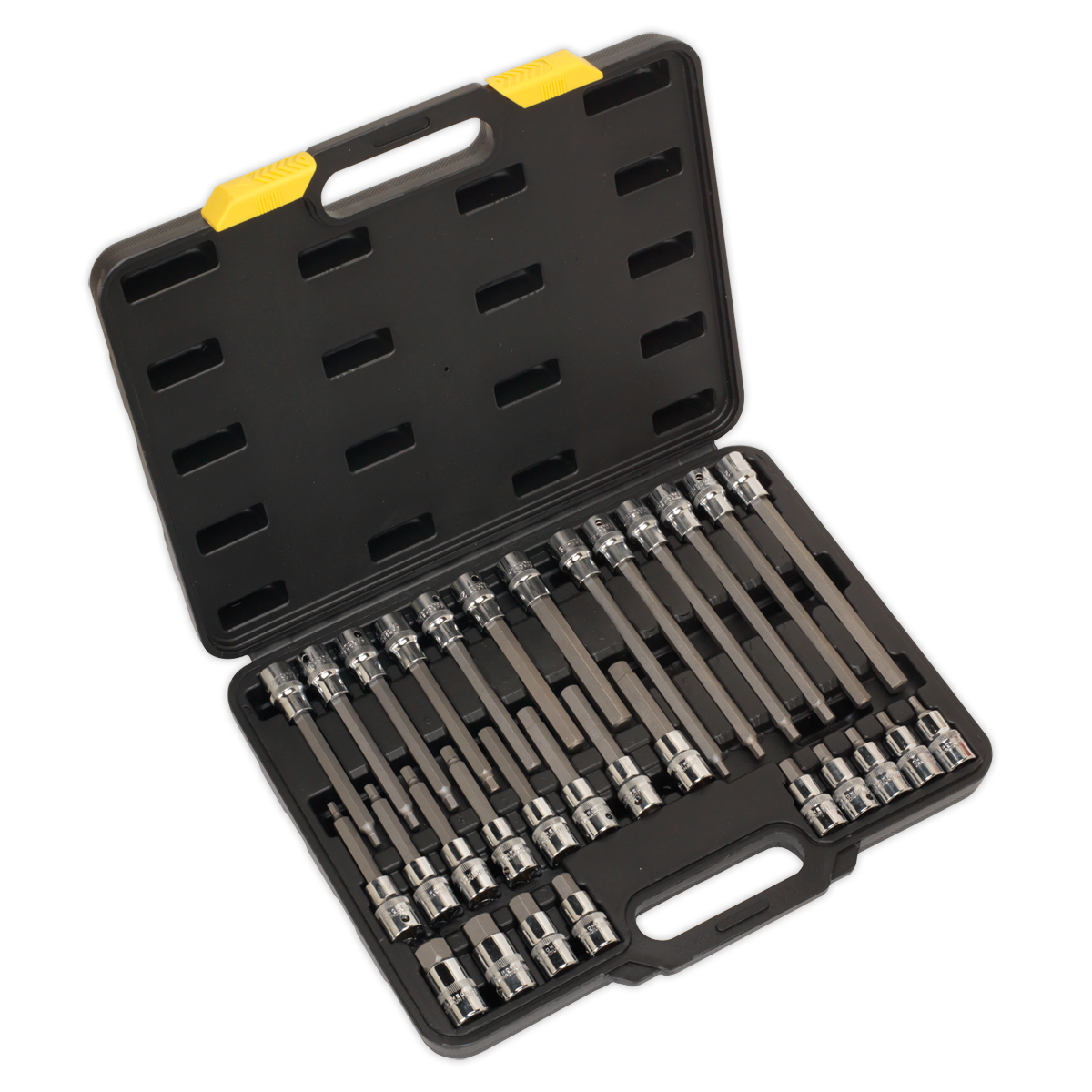 SEALEY - S01077 Hex Socket Bit Set 30pc 1/2"Sq Drive