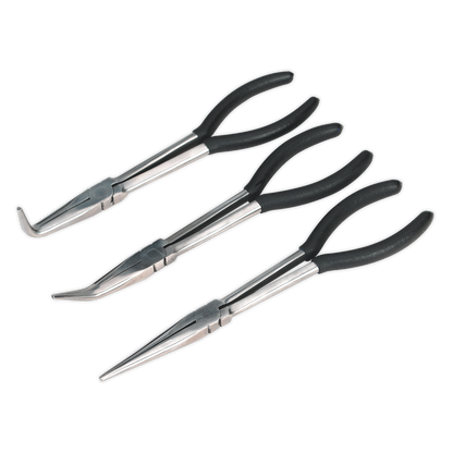 SEALEY - S0433 Needle Nose Pliers Set 3pc 275mm