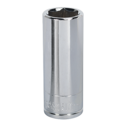 SEALEY - S0595 WallDrive� Socket 17mm Deep 3/8"Sq Drive