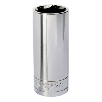 SEALEY - S0679 WallDrive� Socket 24mm Deep 1/2"Sq Drive