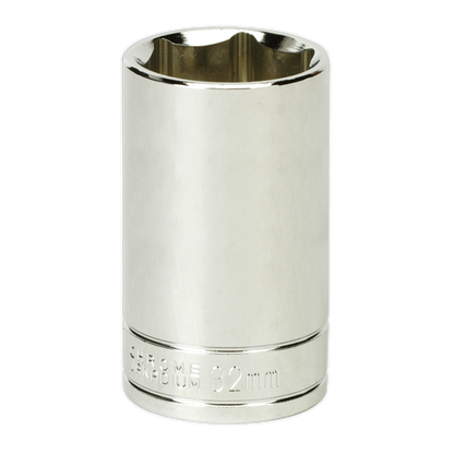 SEALEY - S0683 WallDrive� Socket 32mm Deep 1/2"Sq Drive