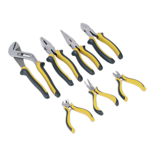 SEALEY - S0757 Comfort Grip Pliers Set 7pc