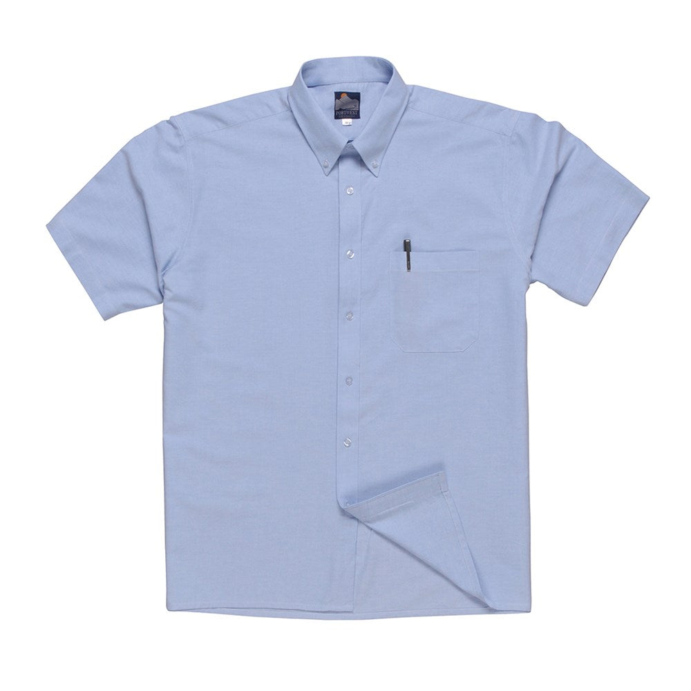 Portwest S108 - Oxford Shirt - Blue Work Corporate Wear