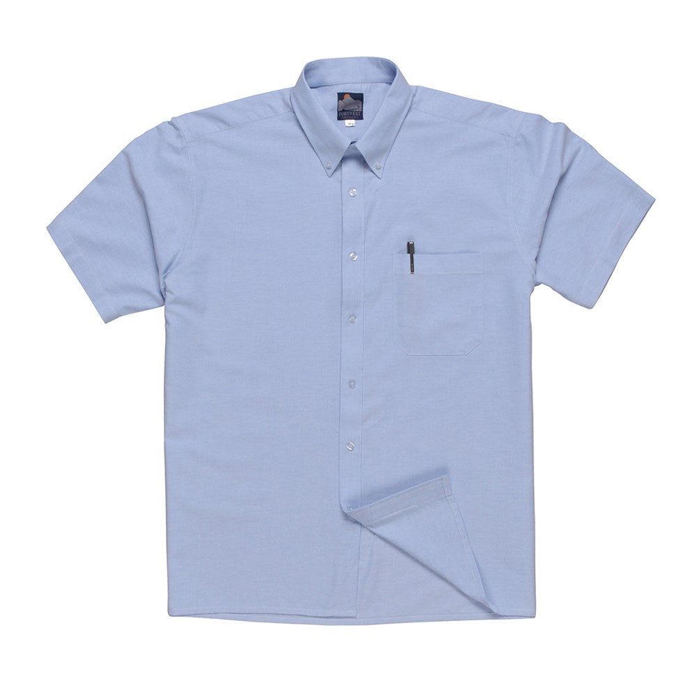 Portwest S108BLU175 -  sz 17.5 Oxford Shirt - S108 Blue