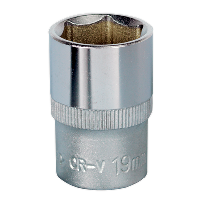 SEALEY - S1219 WallDrive� Socket 19mm 1/2"Sq Drive