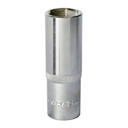 SEALEY - S1219D WallDrive� Socket 19mm Deep 1/2"Sq Drive