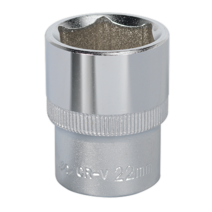 SEALEY - S1222 WallDrive� Socket 22mm 1/2"Sq Drive