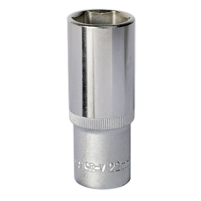 SEALEY - S1222D WallDrive� Socket 22mm Deep 1/2"Sq Drive