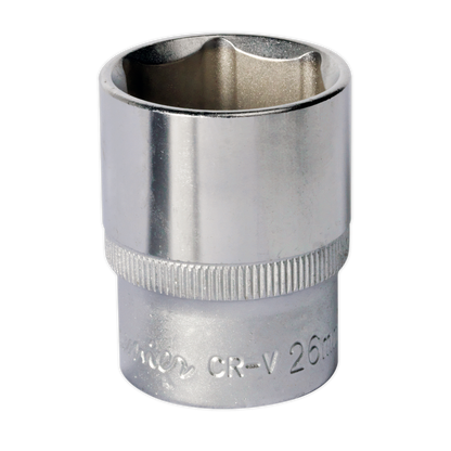 SEALEY - S1226 WallDrive� Socket 26mm 1/2"Sq Drive