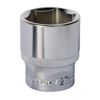 SEALEY - S1227 WallDrive� Socket 27mm 1/2"Sq Drive