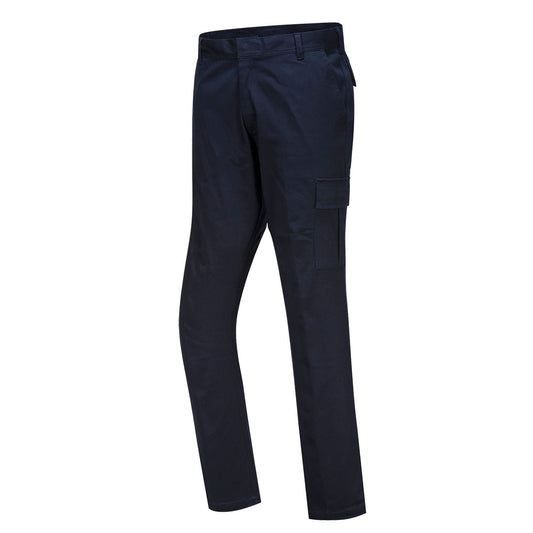 Portwest - Dark Navy Sz 34 Short Stretch Slim Combat Work Trouser