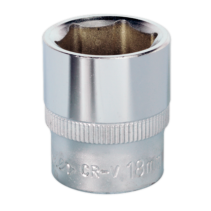 SEALEY - S3818 WallDrive� Socket 18mm 3/8"Sq Drive