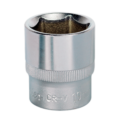 SEALEY - S3819 WallDrive� Socket 19mm 3/8"Sq Drive