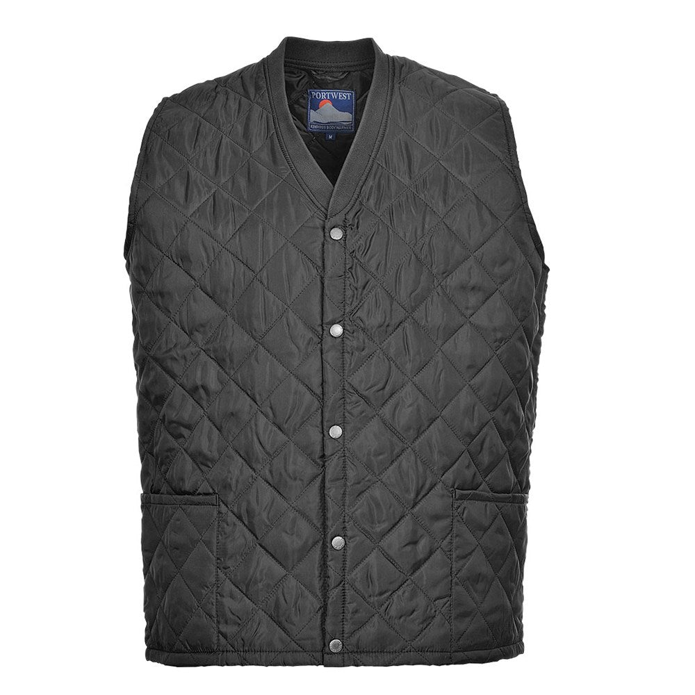 Portwest S413BKRL -  sz L Kinross Bodywarmer - Black