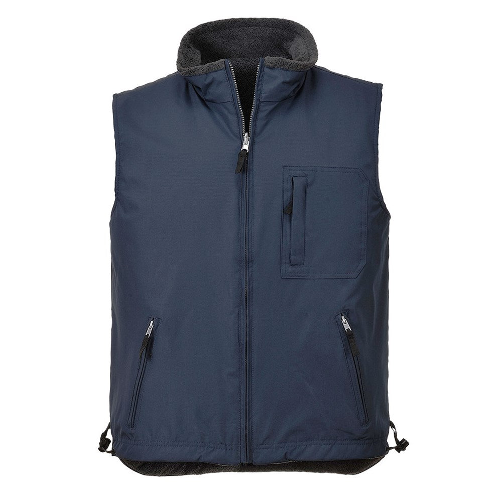 Portwest S418NARS -  sz S RS Reversible Bodywarmer - Navy