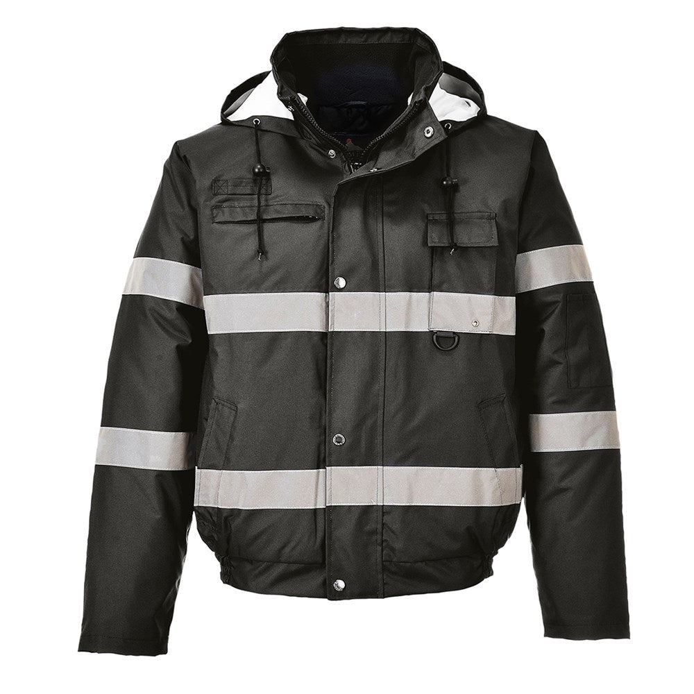 Portwest S434BKRXL -  sz XL Iona Lite Bomber Jacket - Black
