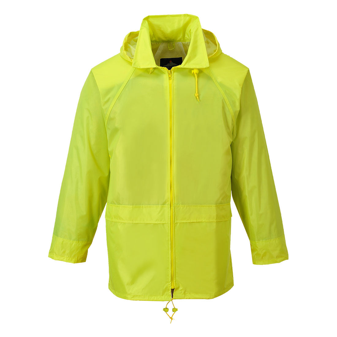 Portwest S440 Yellow Sz 4XL Classic Rain Jacket Coat Waterproof Hooded Zipped