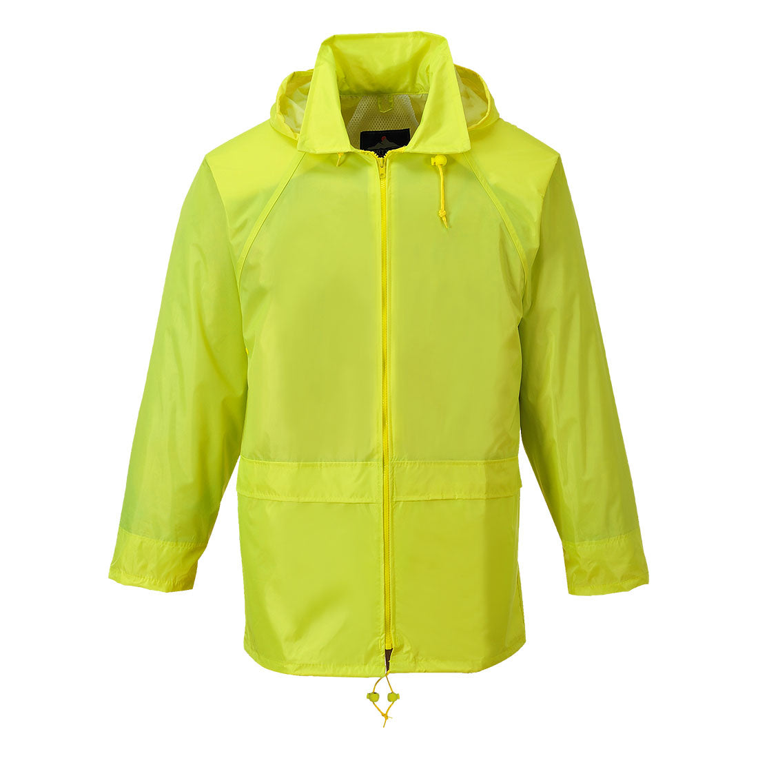 Portwest S440 Yellow Sz S Classic Rain Jacket Coat Waterproof Hooded Zipped