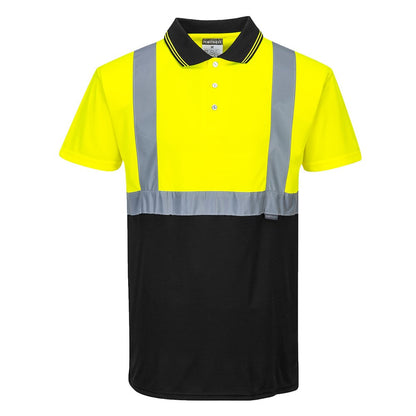 Portwest S479YBRM -  sz M Two-Tone Polo - Yellow/Blue