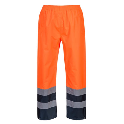 Portwest S486ORRM -  sz M Hi-Vis Two Tone Traffic Trousers - Orange