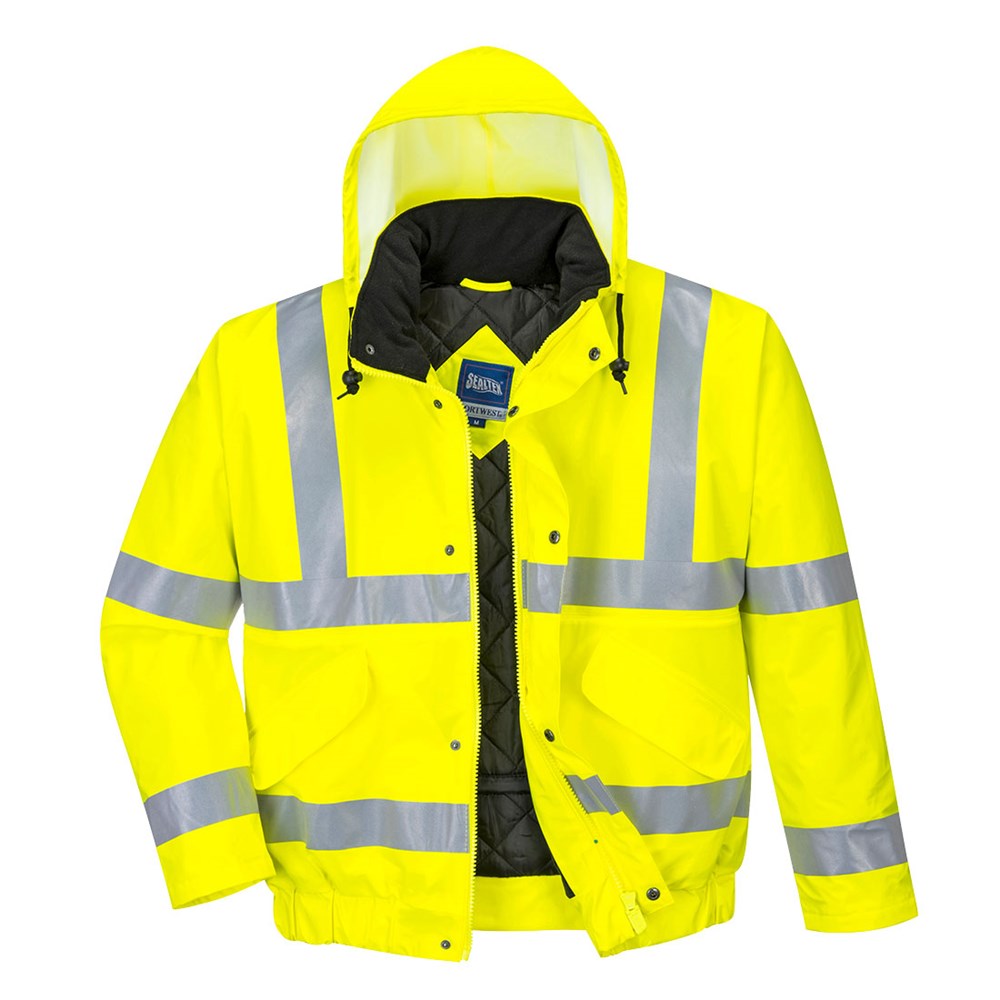 Portwest S498YERXL -  sz XL Sealtex Ultra Bomber Jacket (Yellow) - Yellow