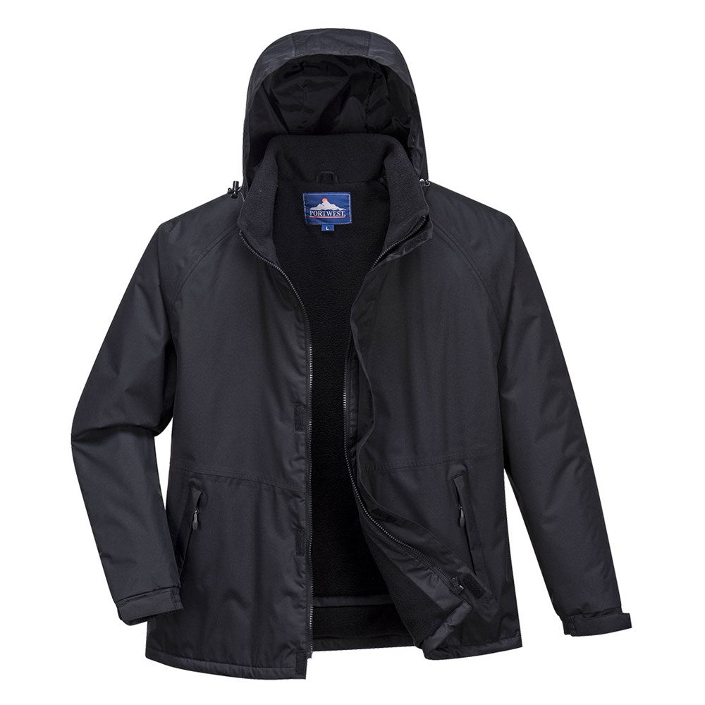 Portwest S505BKRL -  sz L Limax Insulated Jacket - Black