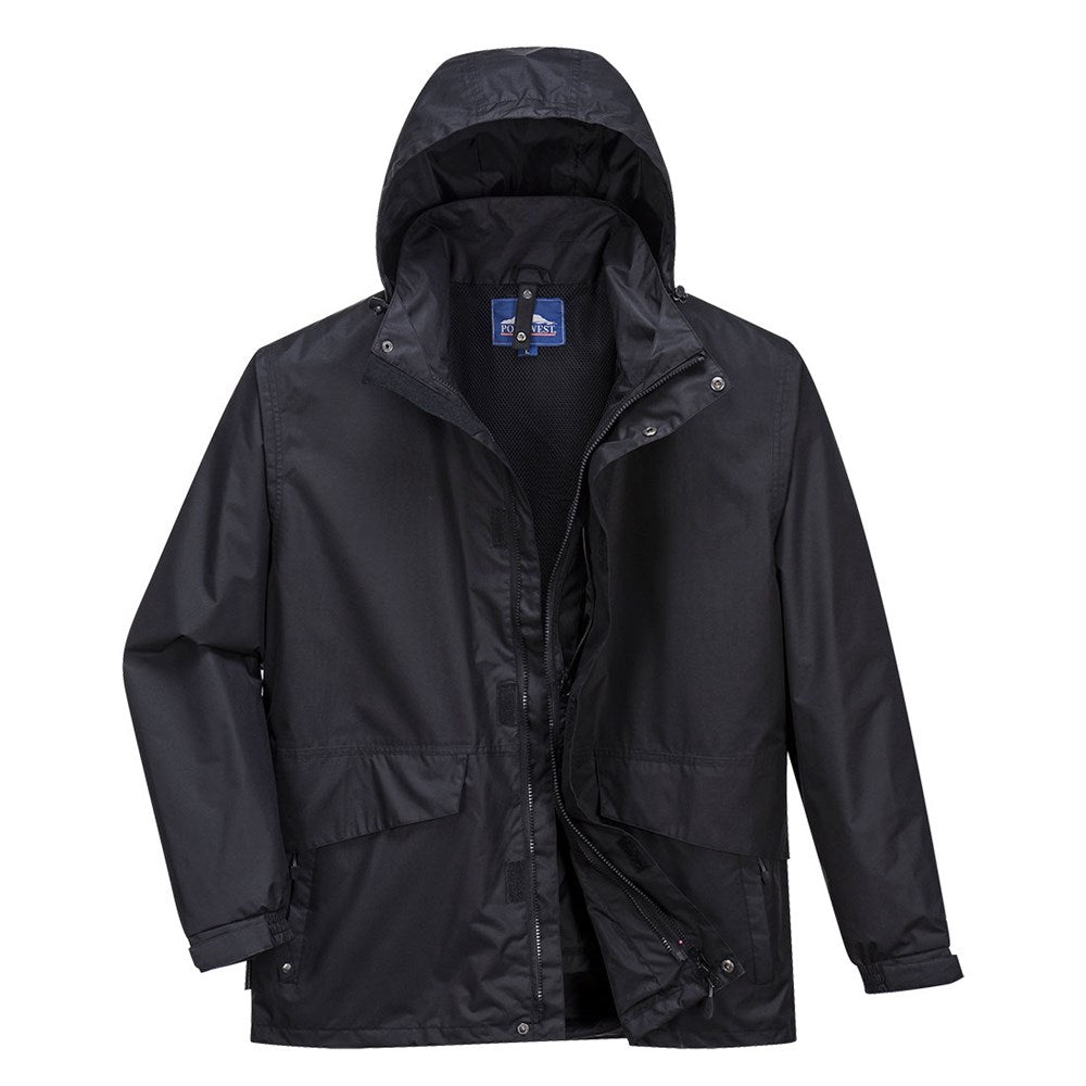 Portwest S507BKRS -  sz S Argo Breathable 3 in 1 Jacket - Black