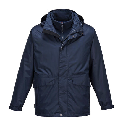 Portwest S507NARM -  sz M Argo Breathable 3 in 1 Jacket - Navy