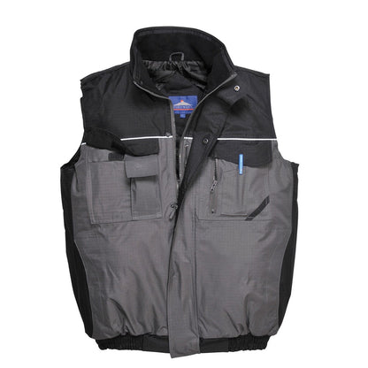 Portwest S560BYRXXL -  sz 2XL RS Two-Tone Bodywarmer - Black/Grey