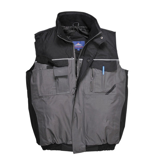 Portwest S560BYRXXL -  sz 2XL RS Two-Tone Bodywarmer - Black/Grey