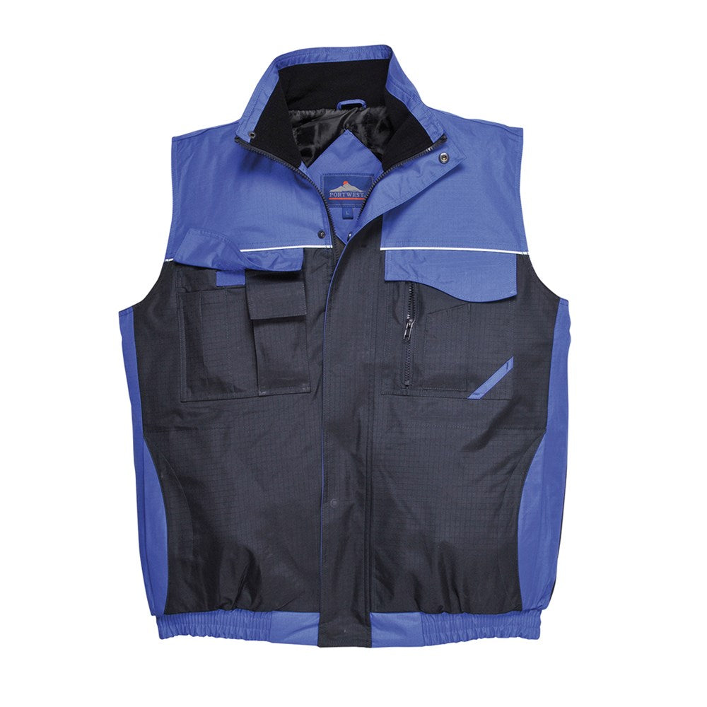 Portwest S560NRRM -  sz M RS Two-Tone Bodywarmer - Navy/Royal