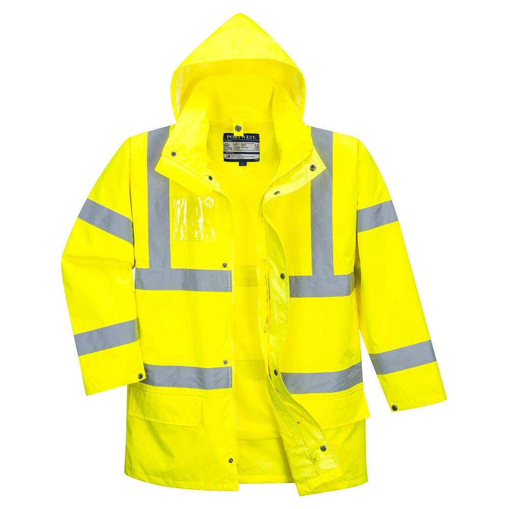 Portwest S765YERXXL -  sz 2XL Hi-Vis Essential 5-in-1 Jacket - Yellow