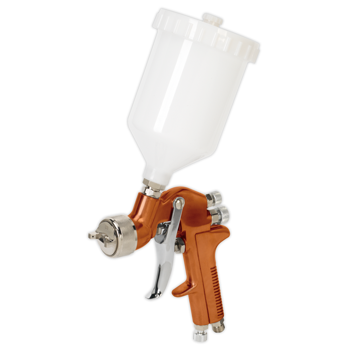 SEALEY - S775G Spray Gun Gravity Feed Siegen Brand 1.3mm Set-Up
