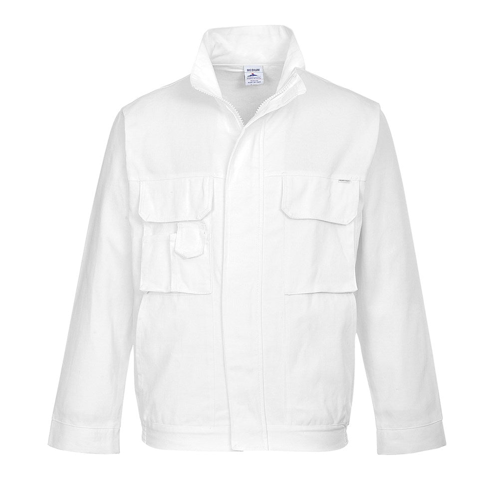 Portwest S827WHRXL -  sz XL Painters Jacket - White
